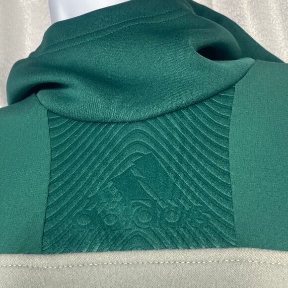 Adidas Athletics Id Amp Green Gray Hoodie men sz M - Picture 5 of 9